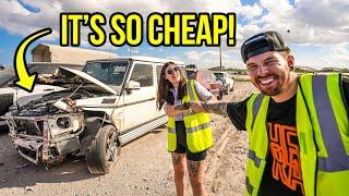 TAKING MY GIRLFRIEND TO MIAMI'S LUXURY CAR GRAVEYARD