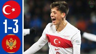 Montenegro vs Turkey 3-1 - All Goals & Highlights - Nations League 2024