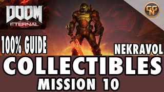 Doom Eternal Guide - Alle Sammelobjekte - Alle Extras - 100% Guide - Mission 10 - Nekravol V 2.0