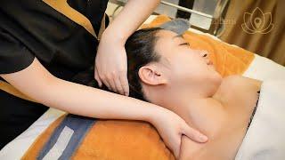 Soothing ASMR Neck, Nape & Shoulder Massage with Magic Hands in a Beautiful Spa name Victory Spa