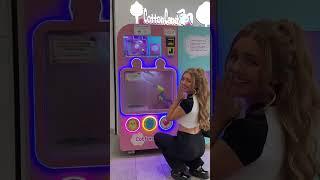 i found a cotton candy VENDING machine?!