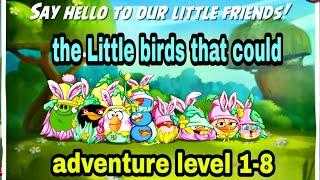 Angry birds 2 the little birds that could adventure level 1-8  (28 mar 2024)#ab2 adventure today