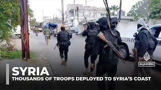 Syria's new forces intensify military operations in former Assad strongholds, Latakia and Tartous