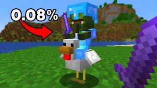 Finding The Rarest Minecraft Mobs in 24 Hours!