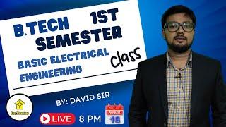 B.Tech 1st Sem | Basic Electrical Engineering - Lec- 01 | by David Sir/ Easy2Learning