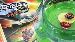 WARP HOLE DOUBLE DECKER STADIUM! | Interstellar Drop Battle Set Unboxing & Battles | Beyblade Burst