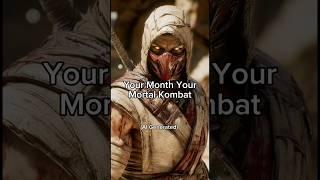 Your Month Your Mortal Kombat Characters | Ai Generated