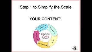 Simplify the Scale Method™