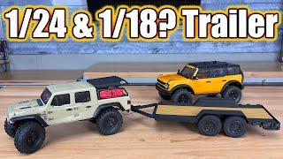 Haul Your Mini RC's In Style! Axial Flatbed Trailer
