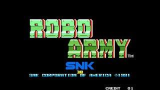 Robo Army (ロボ・アーミー). [Arcade - SNK, Neo Geo, 1991]. 1CC. 60Fps.