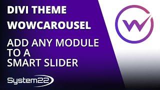 Divi Theme WowCarousel Plugin Add Any Module To A Smart Slider 