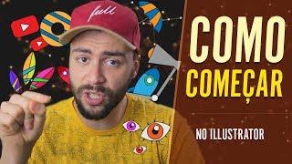 Como COMEÇAR no Illustrator | Tutorial Illustrator