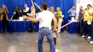 Star Wars Ray Park Darth Maul Lightsaber Duel (Part 1 of 3)