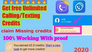 2020 how to get Dingtone/TalkU unlimited Credits