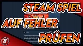 Steam Spiel Startet nicht Steam Spiel prüfen und reparieren überprüfen