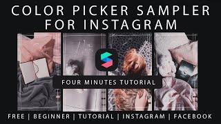 Color picker sampler | Easy tutorial for Instagram filter with SPARK AR | 4 minutes tutorial