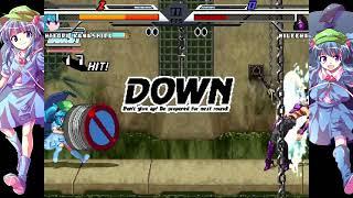 NICK54222 MUGEN: Nitori Kawashiro (me) VS Mileena (Nexus Games)