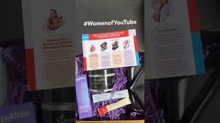 ASMR | UNBOXING WOMEN OF YOUTUBE GIFTS BOX  #unboxing #womenofyoutube #fyp #viral