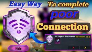 How to complete Poor connection achievement in bgmi and pubg poor connection achievement#bgmi#pubg