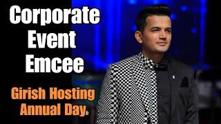 Corporate Event Anchor Girish Sharma Hosting at Annual Day 2019