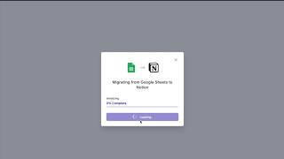 Google Sheet to Notion