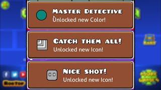 [GEOMETRY DASH] How to unlock "Master Detective", "Catch Them All" and "Nice Shot" achievement