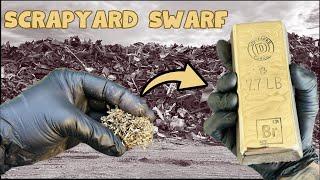 Scrap Yard Bronze Bullion Bar - Bronze Swarf - ASMR Metal Melting - Trash To Treasure - BigStackD