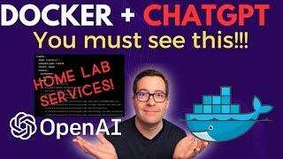 ChatGPT Chatbot with Docker Compose programming Home Lab Services