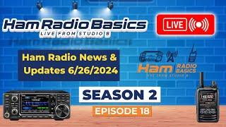 Ham Radio Basics Live Season 2 Episode 17 Ham Radio News & Updates 6/26/2024