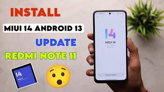 Install Official (MIUI 14) Update On Redmi Note 11 User's  Without Data Loss