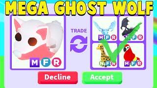 I traded a MEGA GHOST WOLF in Adopt Me!