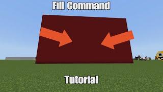 How To Use The Fill Command In Minecraft