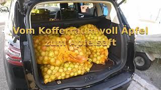 Apfelsaft in Kartons