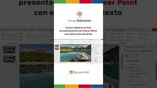 Haz tus presentaciones más dinámicas y atractivas con #PowerPoint de #Microsoft365 #shorts