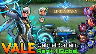 Legendary Vale Deadly One Shot Combo - Top 1 Global Vale by GabrielRomijn - Mobile Legends