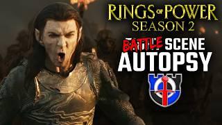 The DUMBEST battle ever! - Rings of Power Siege of Eregion BATTLE SCENE AUTOPSY