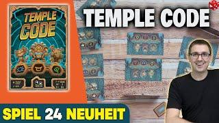 Temple Code - Ein Familien Turing Machine mit gutem Solo Modus (Logik-Deduktionsspiel)