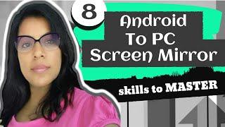 how to mirror android to pc without usb debugging