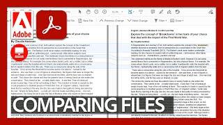 Comparing Files | Acrobat for Educators