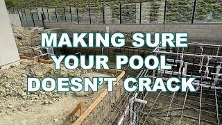 How we built this complex zero edge pool on sketchy soil.