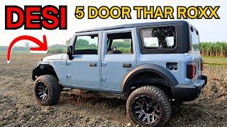 Desi 5 Door Thar Roxx | Baaz Wheels | 5 Door Thar | Modified Jeeps | Punjab | Iam Hero