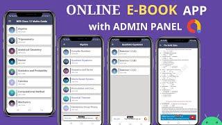 Online eBook App with Admin Panel in Android Studio | Book App Source Code | Book App Firebase