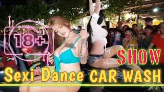 Sexi dance car wash show || Thai remix 2022