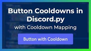 Button Cooldowns | discord.py