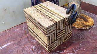 Unusual Woodworking Make A Crazy Idea That No One Has Ever Done - Vase Step By Step Your Reference