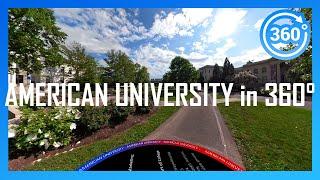 [2020] AMERICAN UNIVERSITY in 360° (walking/driving campus tour)