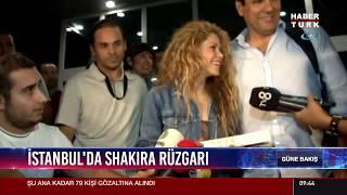 İstanbul'da Shakira rüzgarı