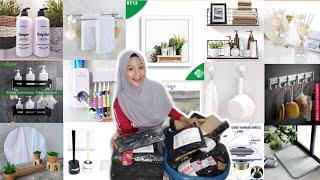 #Dekorasikamarmandi SHOPEE HAUL PERLENGKAPAN/DEKORASI KAMAR MANDI Start 9rban || bikin Aesthatic