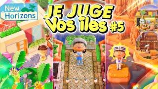 JE JUGE L’ÎLE DE MES ABONNÉS, ET JE SUIS TROP CHOQUÉE dans ANIMAL CROSSING NEW HORIZONS !  #5