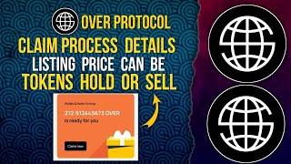 OVERFLEX Claiming Process | Listing Price | Tokens Hold it or Sell it #overprotocol #overwallet